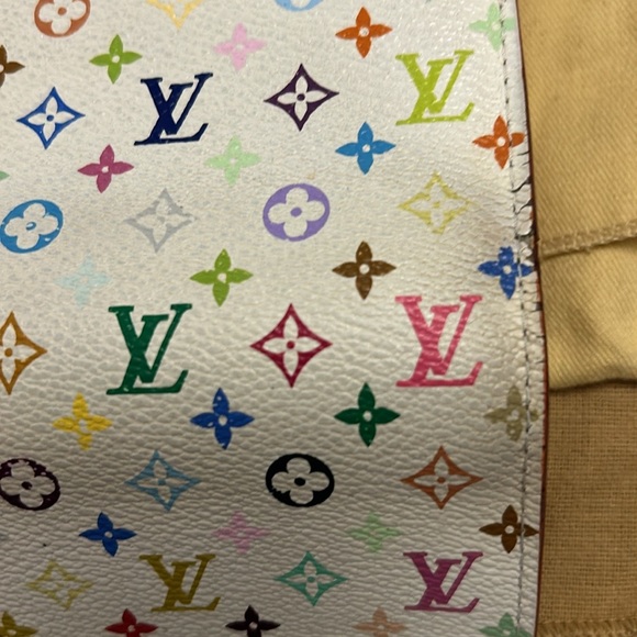 Louis Vuitton Murakami White 3 piece, wallet, key classe and key holder bundle - Picture 8 of 17